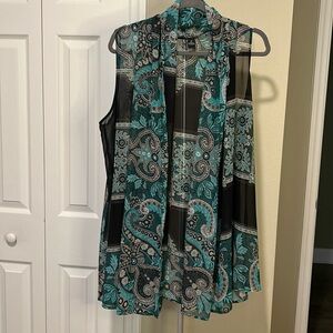 INC Open Front Kimono Size 14